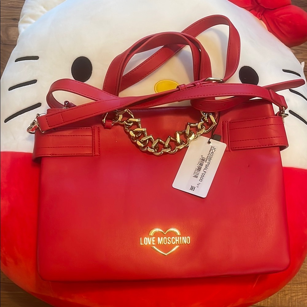 Love Moschino Red Handbag